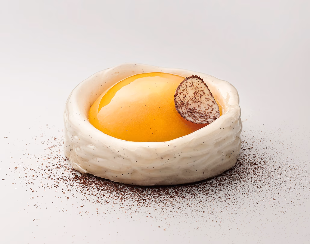 recette entremets fleur de mangue