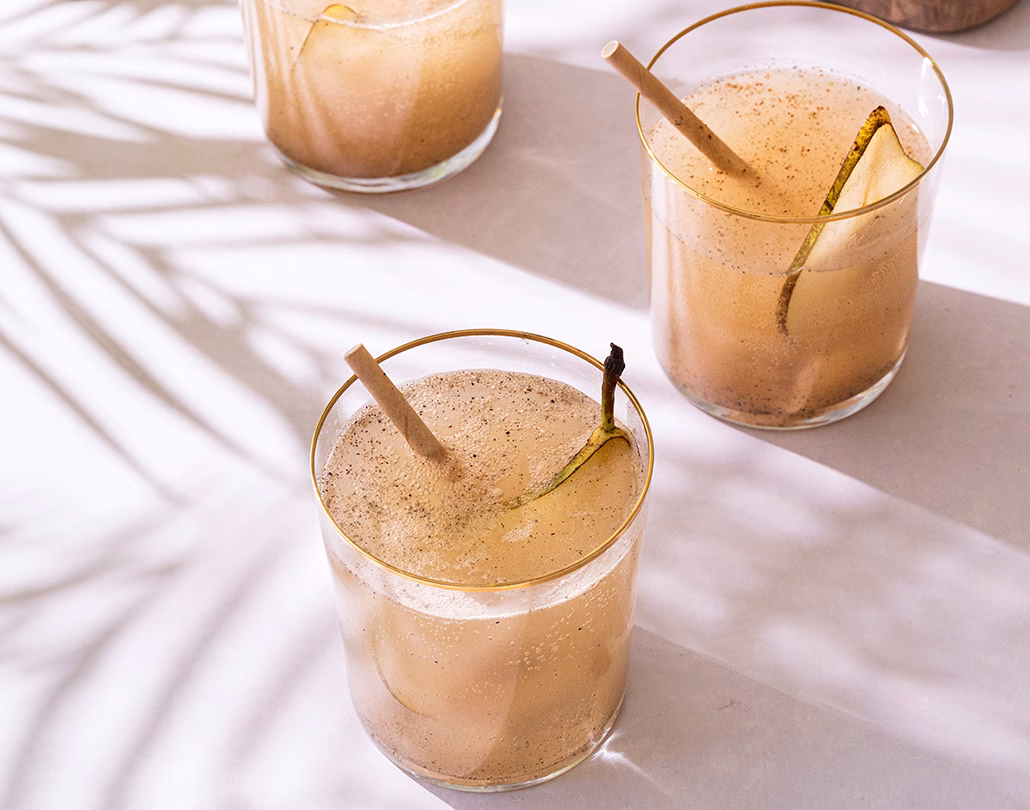 gin fizz vanille poire